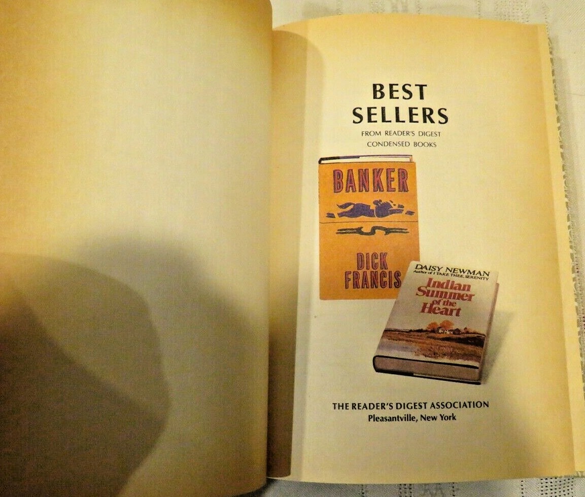 Vintage Readers Digest-Best Sellers-Condensed-Indian Summer Of The Heart-Banker