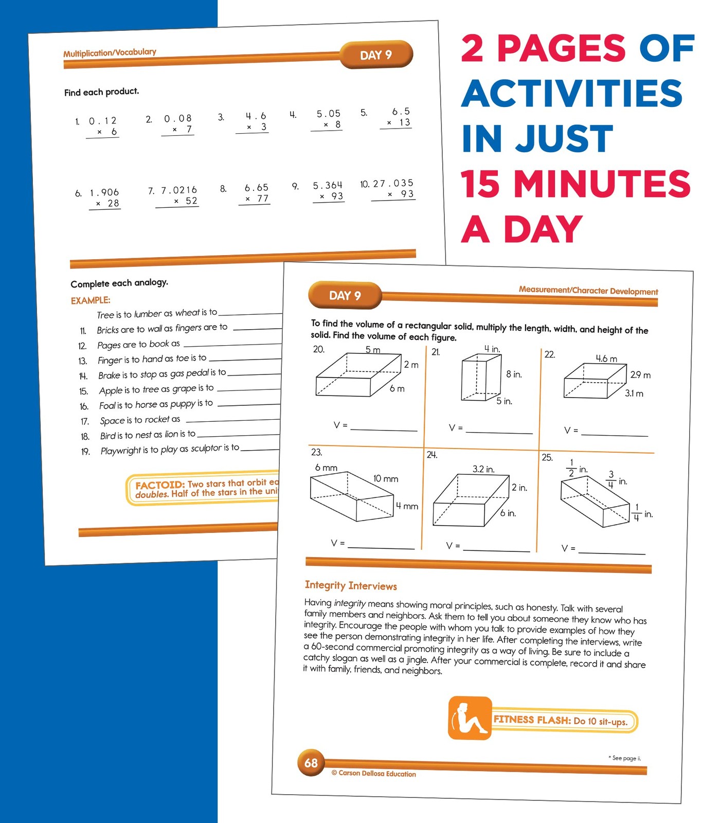 Summer Bridge Activities Workbook 5th to 6th Grade All Subjects 160 Pages