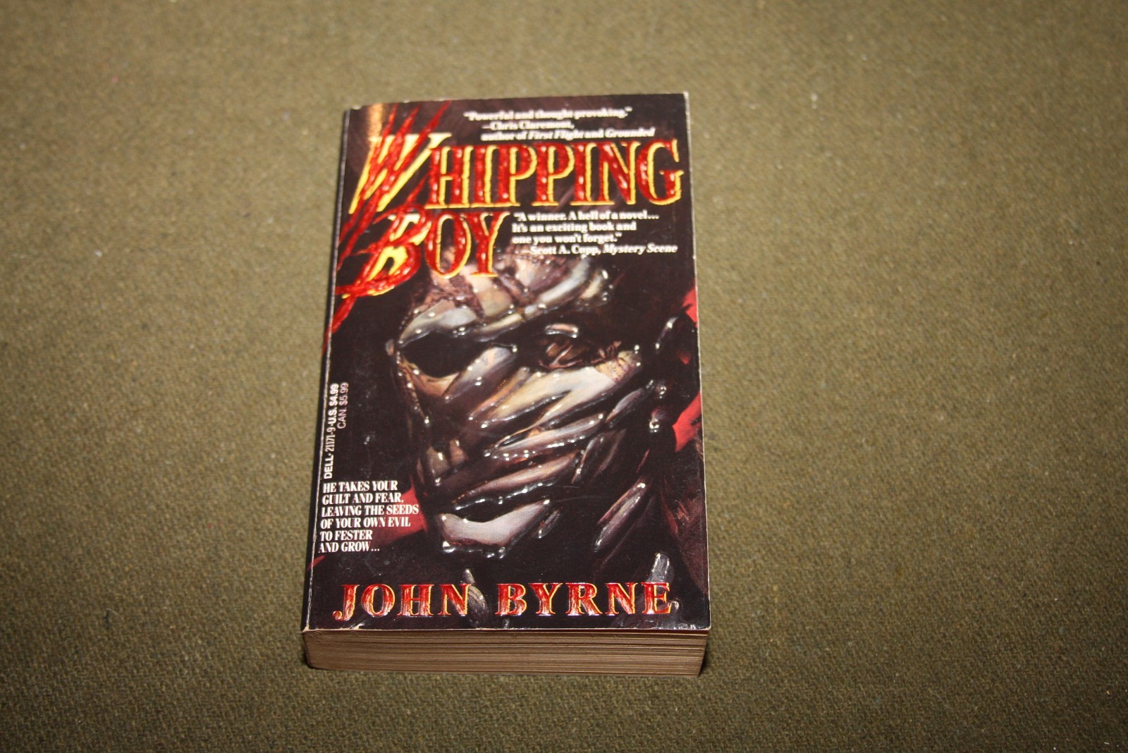 Whipping Boy by John Byrne 1992 PB 1st Print Dell Abyss Horror – Signed