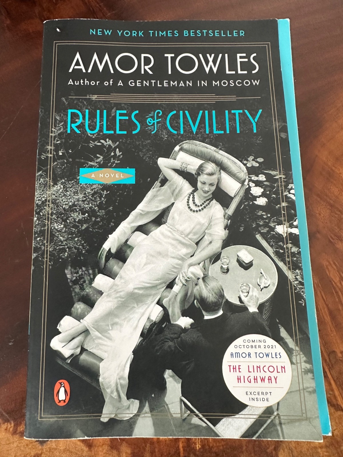 Rules of Civility : A Novel by Amor Towles (2012, Trade Paperback)