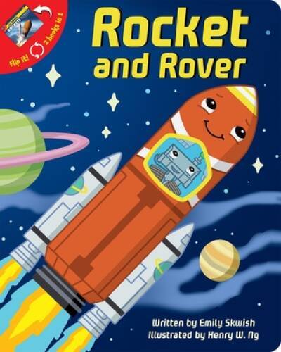 Rocket and Rover and All About Rockets 2-in-1 Board Book – PI Kids – GOOD