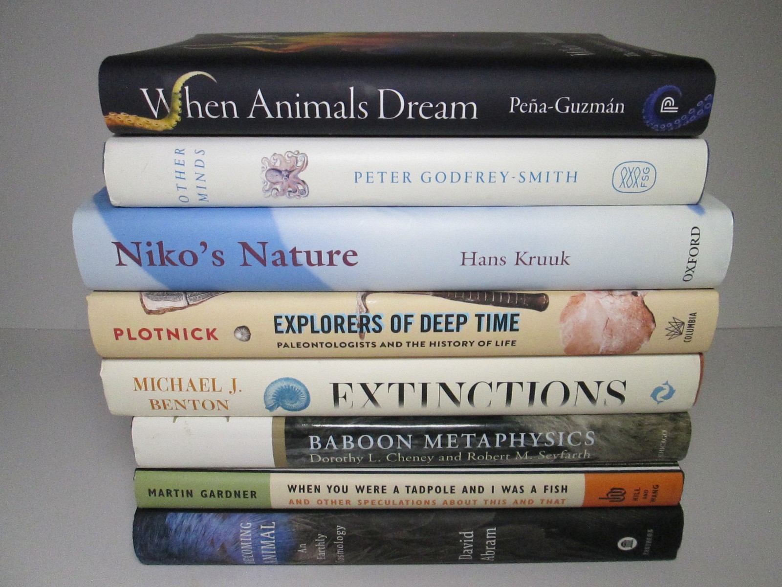 Zoology Evolutionary Biology Animal Consciousness Behavior Marine Paleo Book Lot