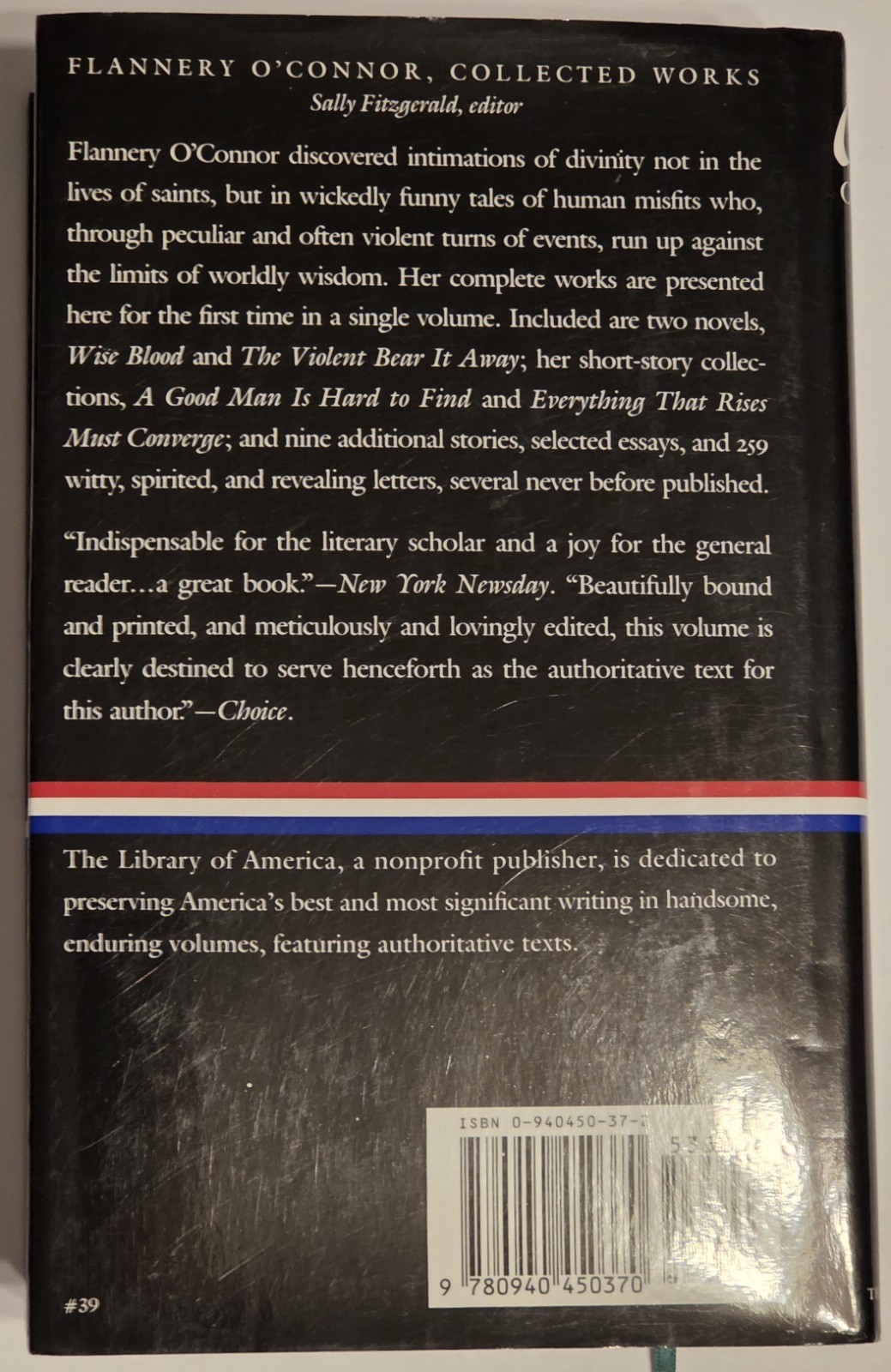 Flannery O’Connor: Collected Works LIKE NEW Wise Blood SHIPS FAST A Good Man