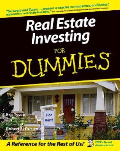 Real Estate Investing For Dummies (For Dummies (Lifestyles – VERY GOOD