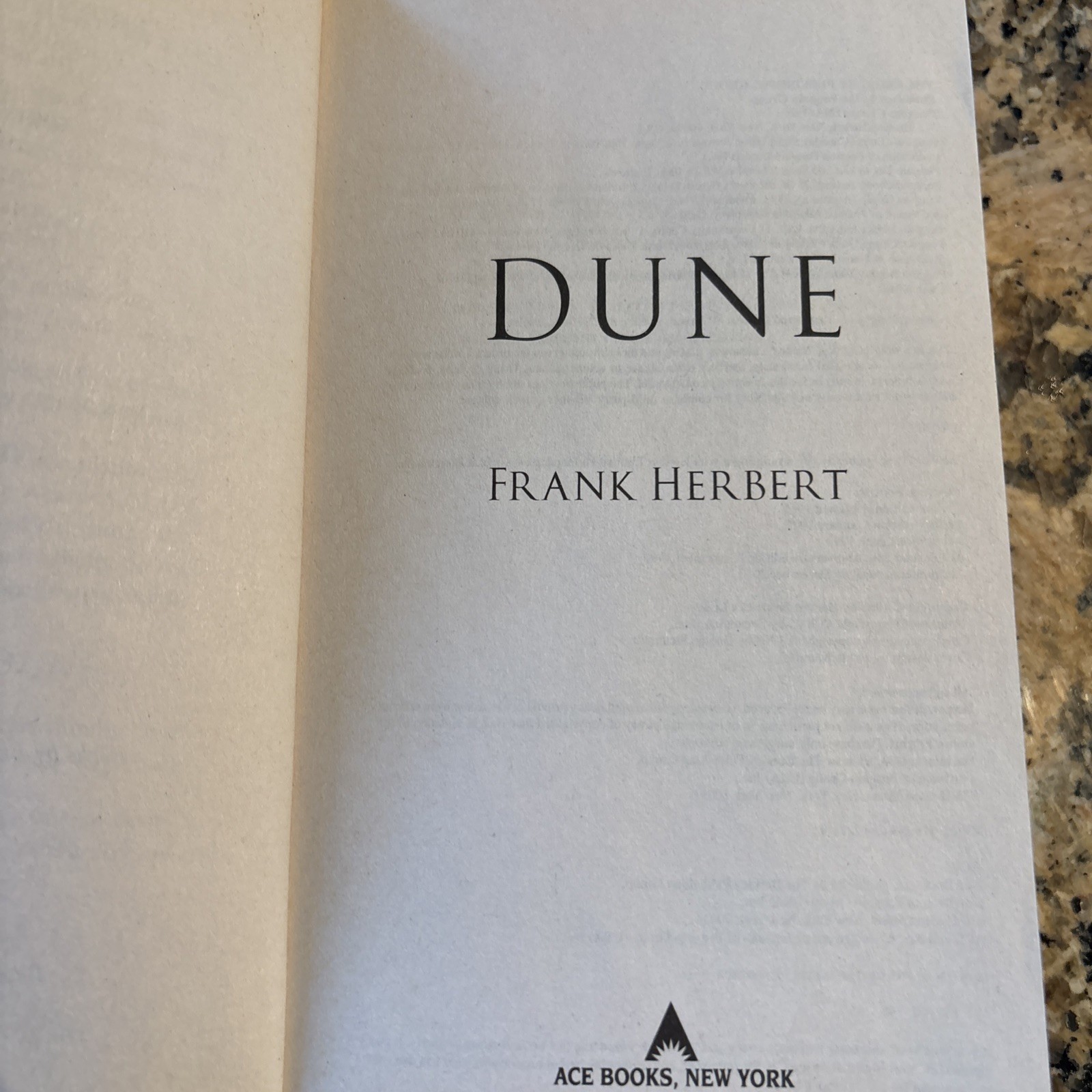 Frank Herbert Dune Trade Paperback Science Fiction Dune Series Novel