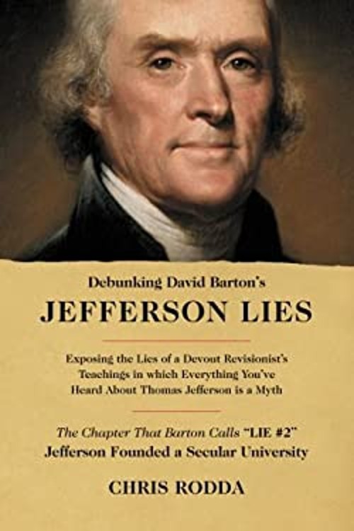 Debunking David Barton’s Jefferson Lies : #2 – Jefferson Founded