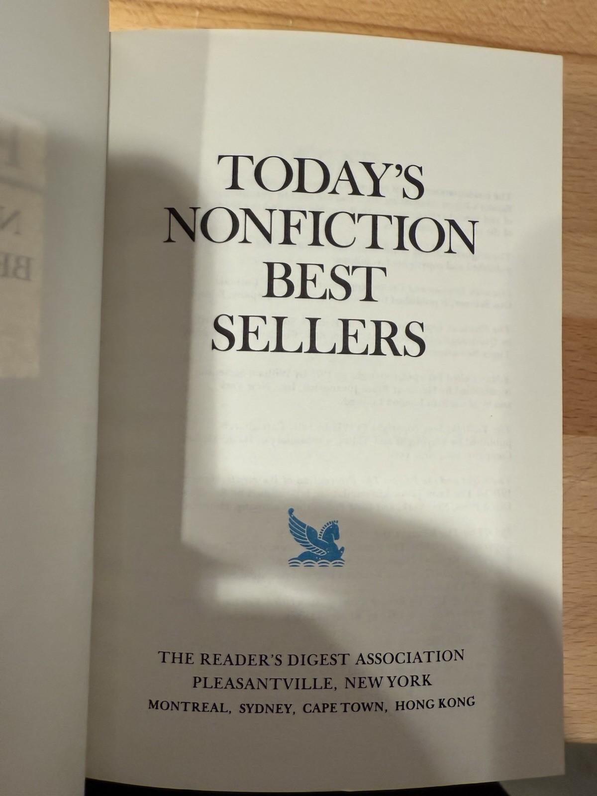 Vintage Readers Digest condensed book Todays Nonfiction BEST SELLERS Pre Owned