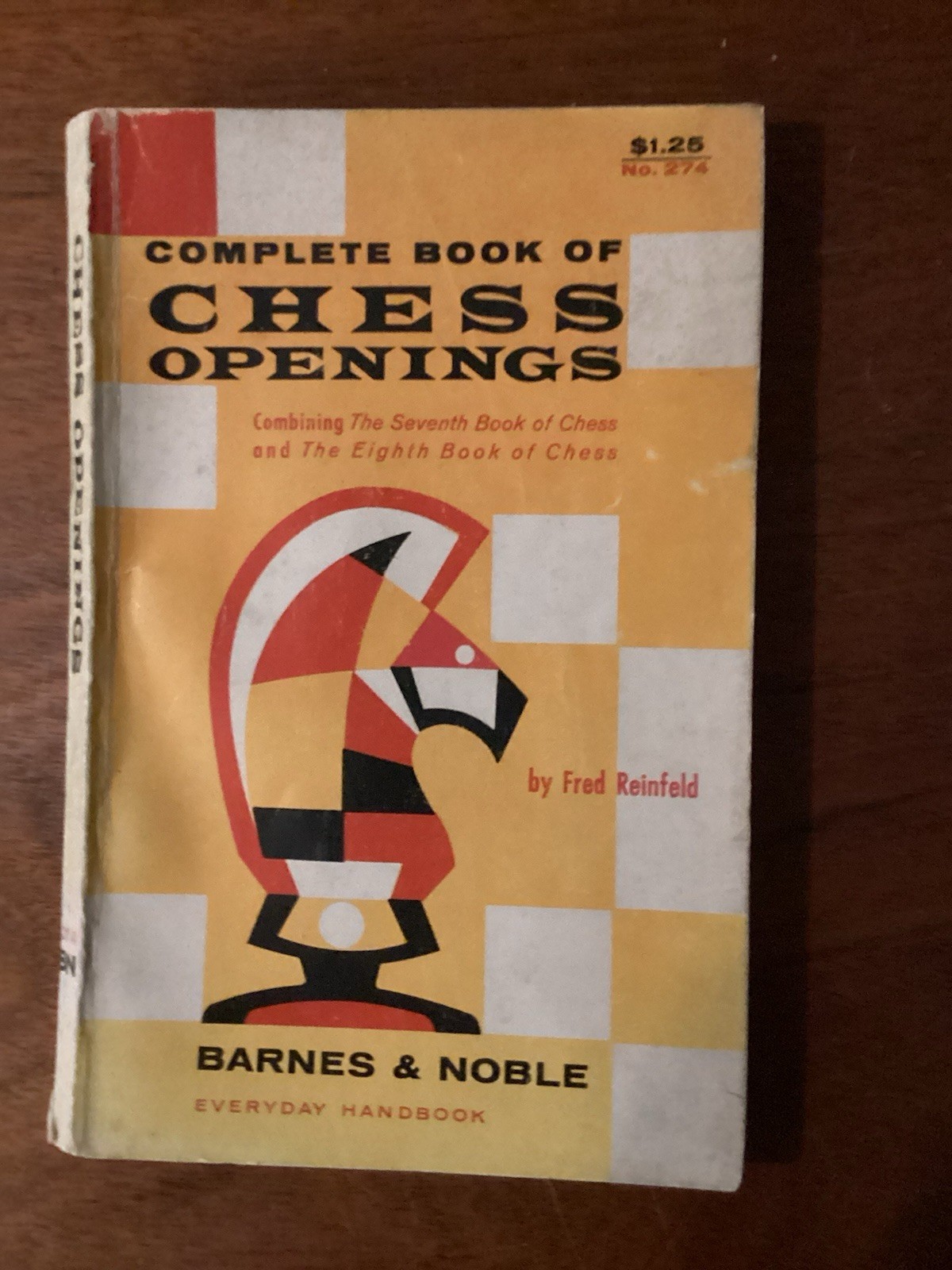 Complete Book of Chess Openings Fred Reinfeld Acceptable 1959 PB