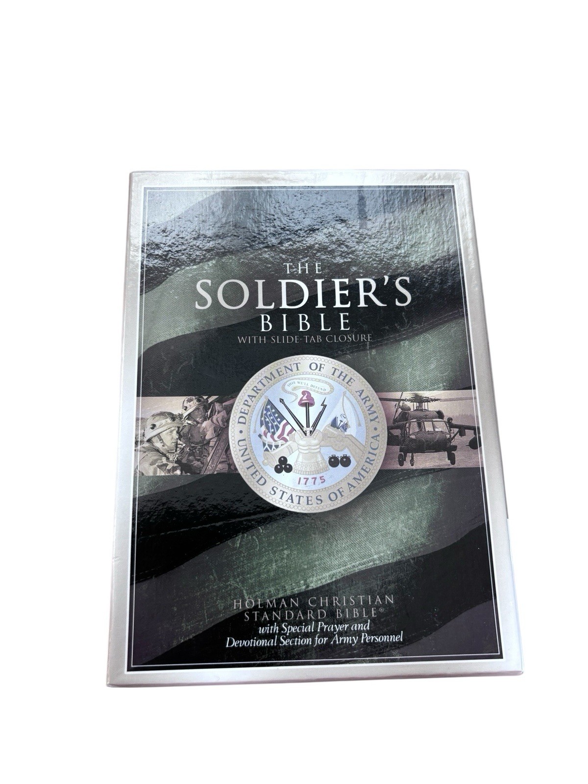 Soldier’s Bible, Green Bonded Leather Hcsb by Holman Bible Publishers SEALED!