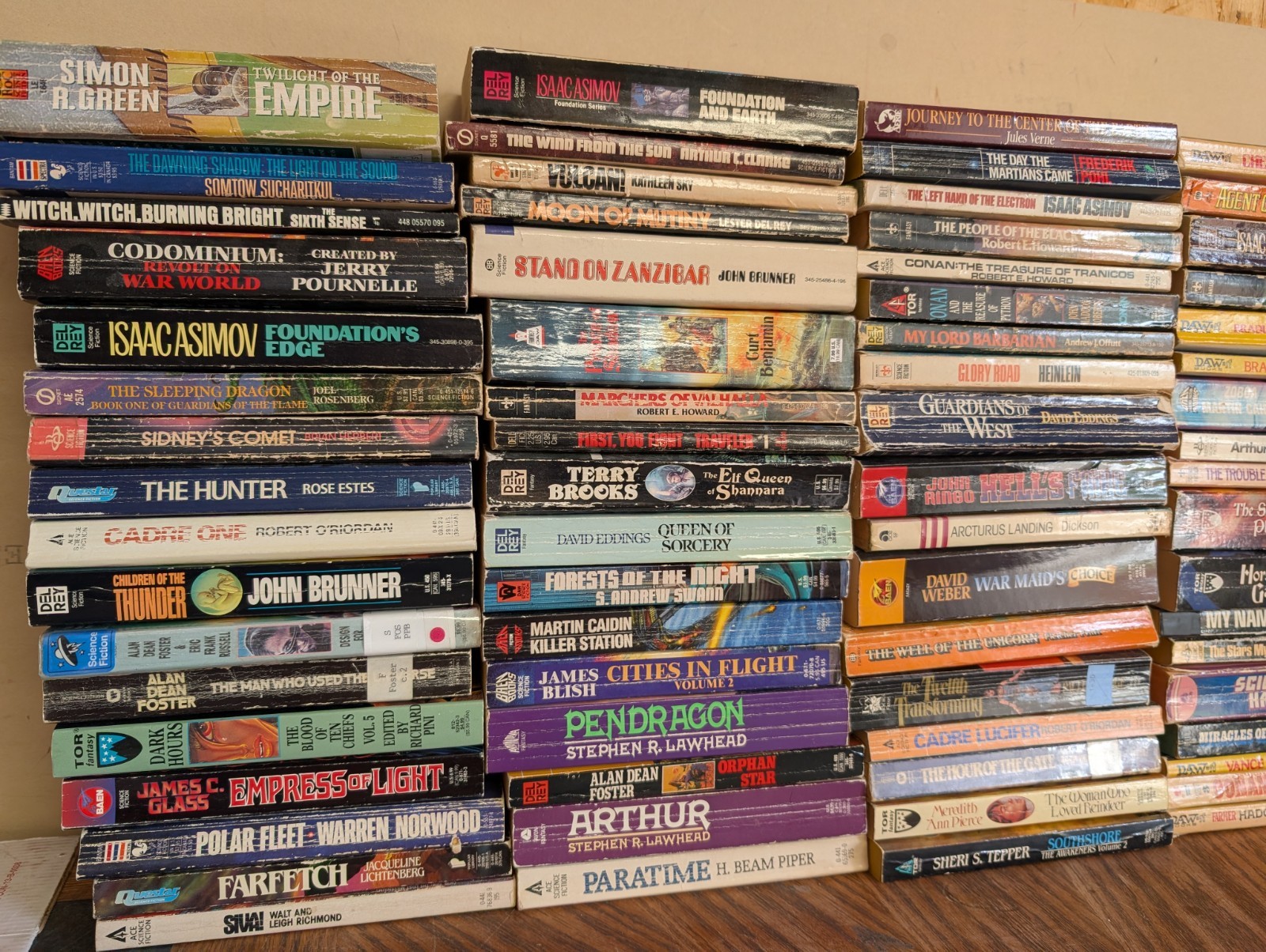 Lot of 10 – Science Fiction Vintage Rare Book Paperback SCI-FI MIX RANDOM