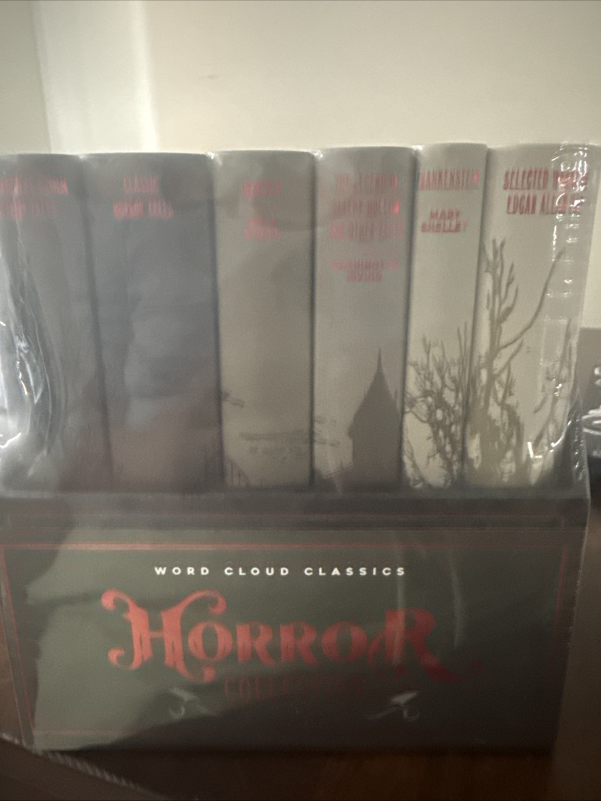 Horror Collection Word Cloud Classics Box Set – Art Page Edges – Sealed