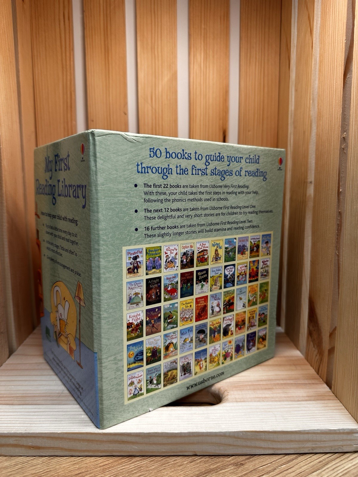 My First Reading Library by Usborne ~ 50 Learning to Read Books Box Set ~