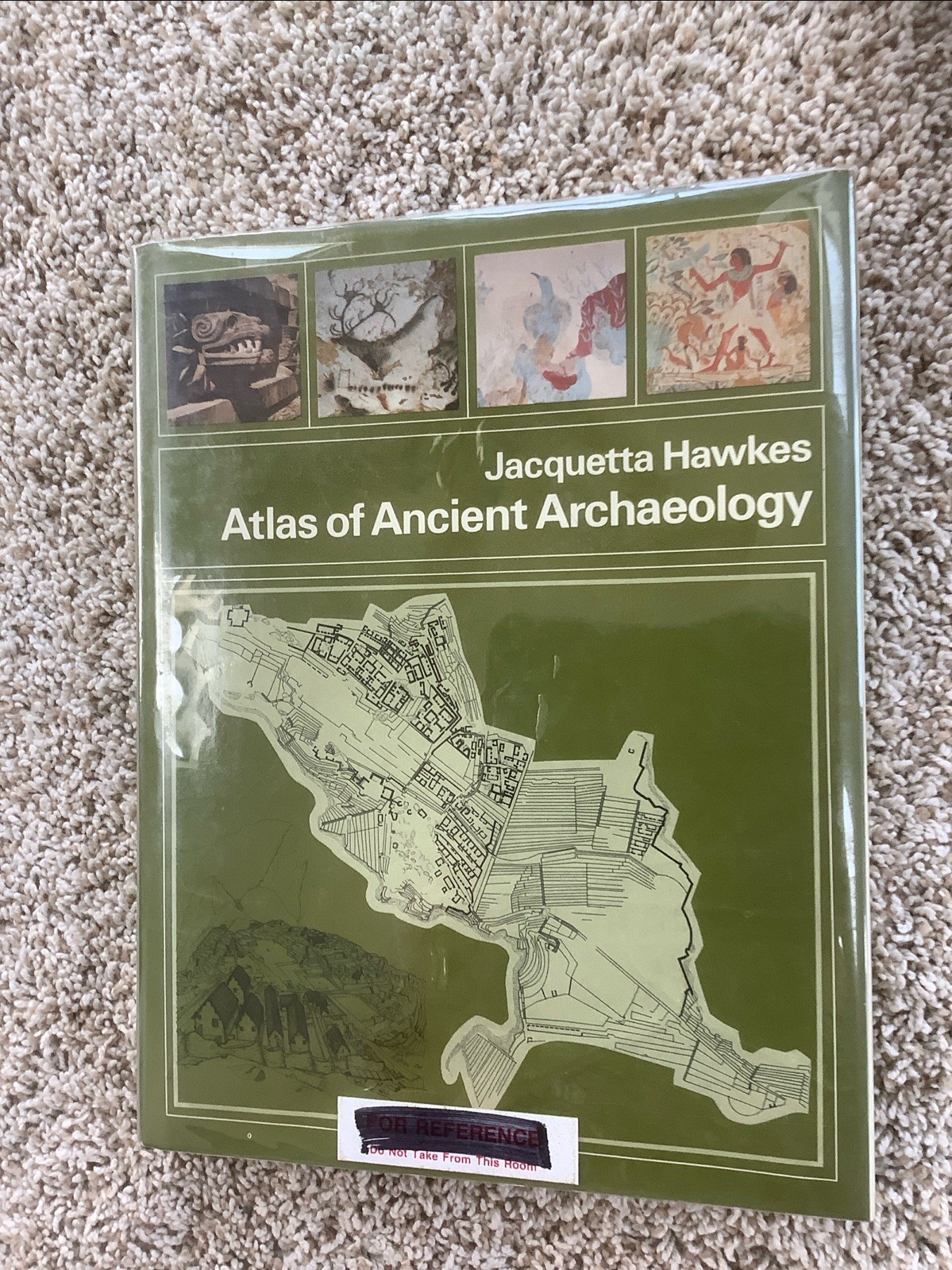 Atlas of Ancient Archaeology Hardcover Jacquetta Hopkins Hawkes