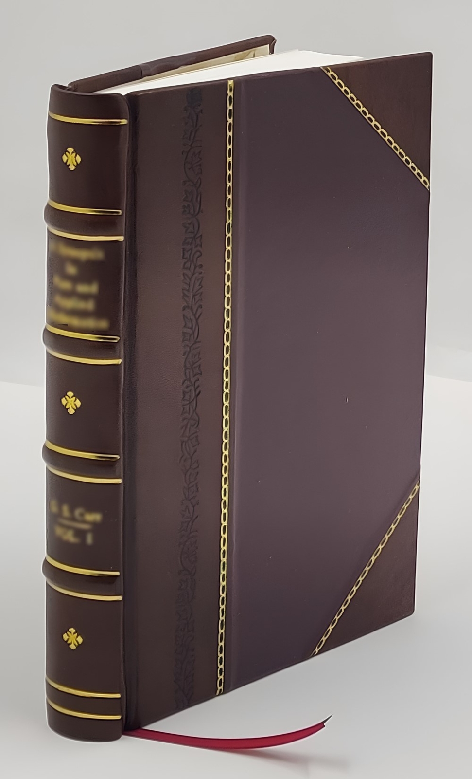 The Thirteen Books Of Euclid’s Elements Volume 1 1908 by Eucli [Leather Crafted]