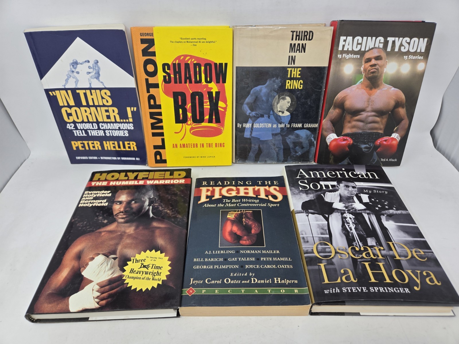 7 books THE HISTORY OF BOXING Boxers De La Hoya Mike Tyson Evander Holyfield