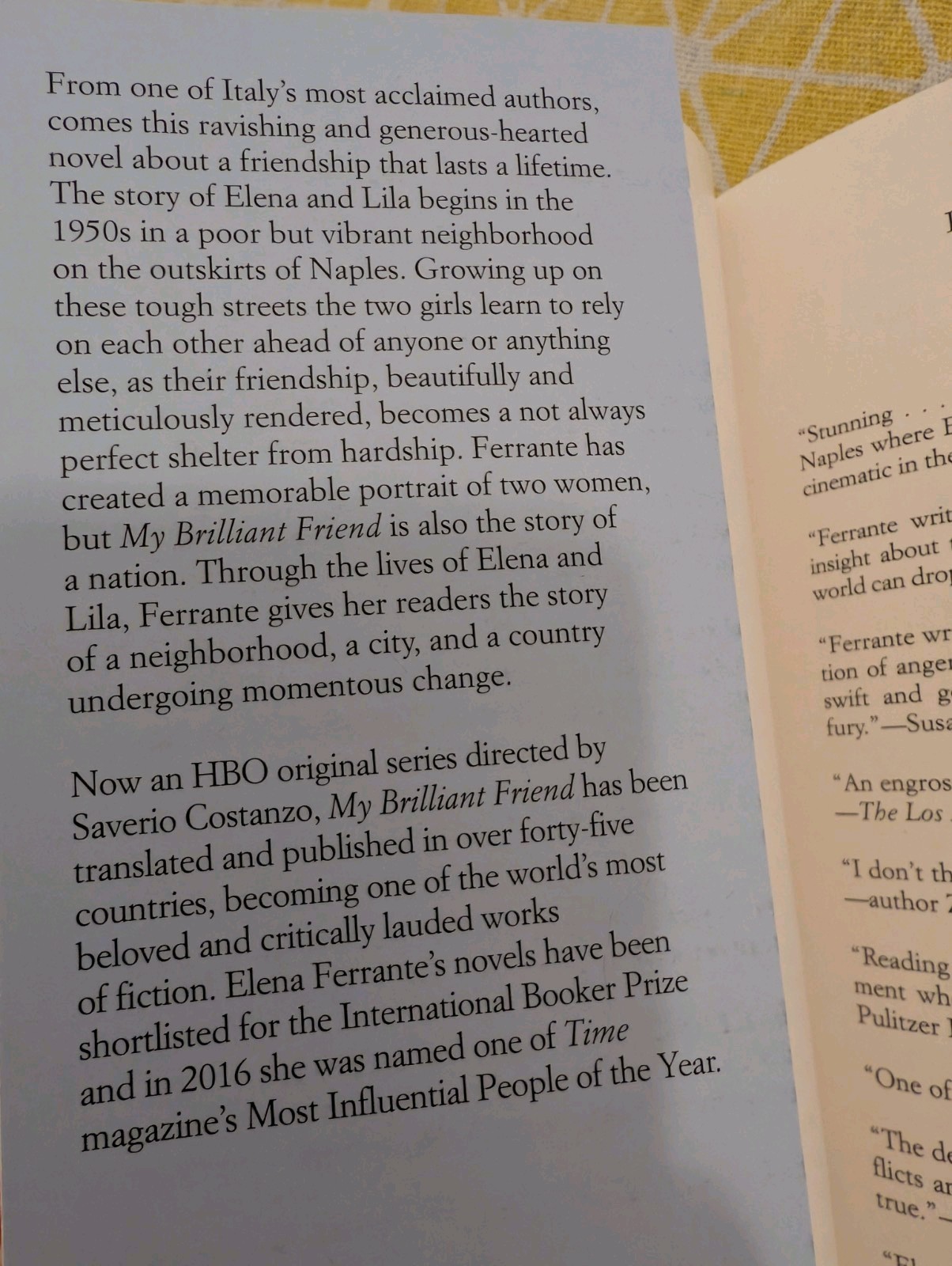 My Brilliant Friend by Elena Ferrante Trade Paperback 2023 Like New Used