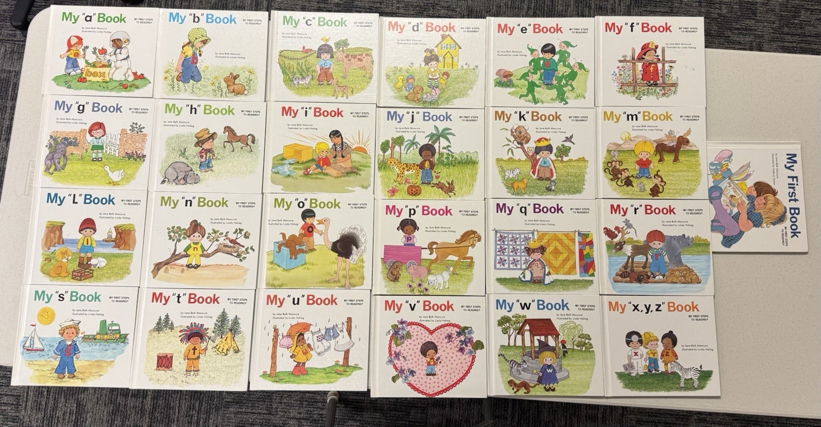 A-Z My First Steps To Reading Alphabet Books By Jane Belk Moncure – Lot of 25
