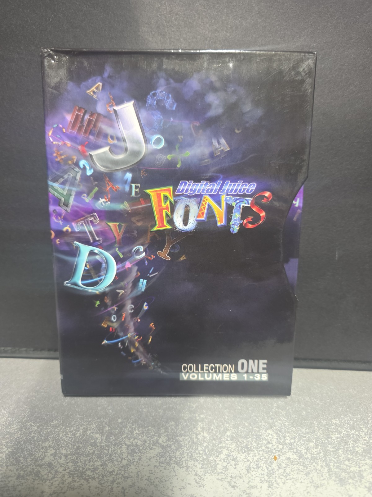 Digital Juice Fonts, Col One, Vol 1 -35 DVD-ROM (English) 3 Disc Set, Good