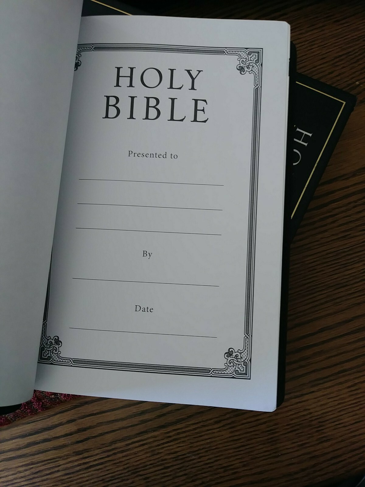 KJV Genuine Leather Brown Bible Thinline Large Print Thumb Indexed Cowhide NEW