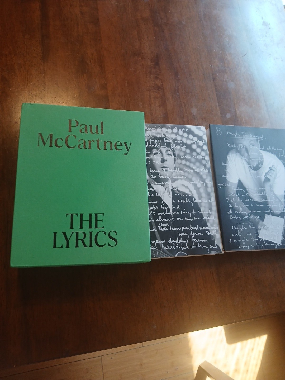 Paul McCartney The Lyrics: 1956 To The Present Hardcover Box Set Books