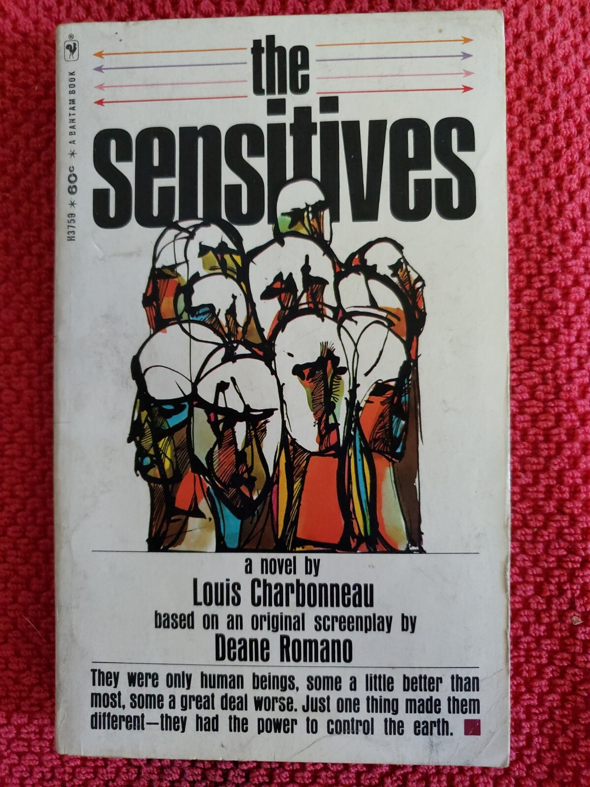 Louis Charbonneau – The Sensitives / 1st Bantam H3759/ PB/ ’68/ G