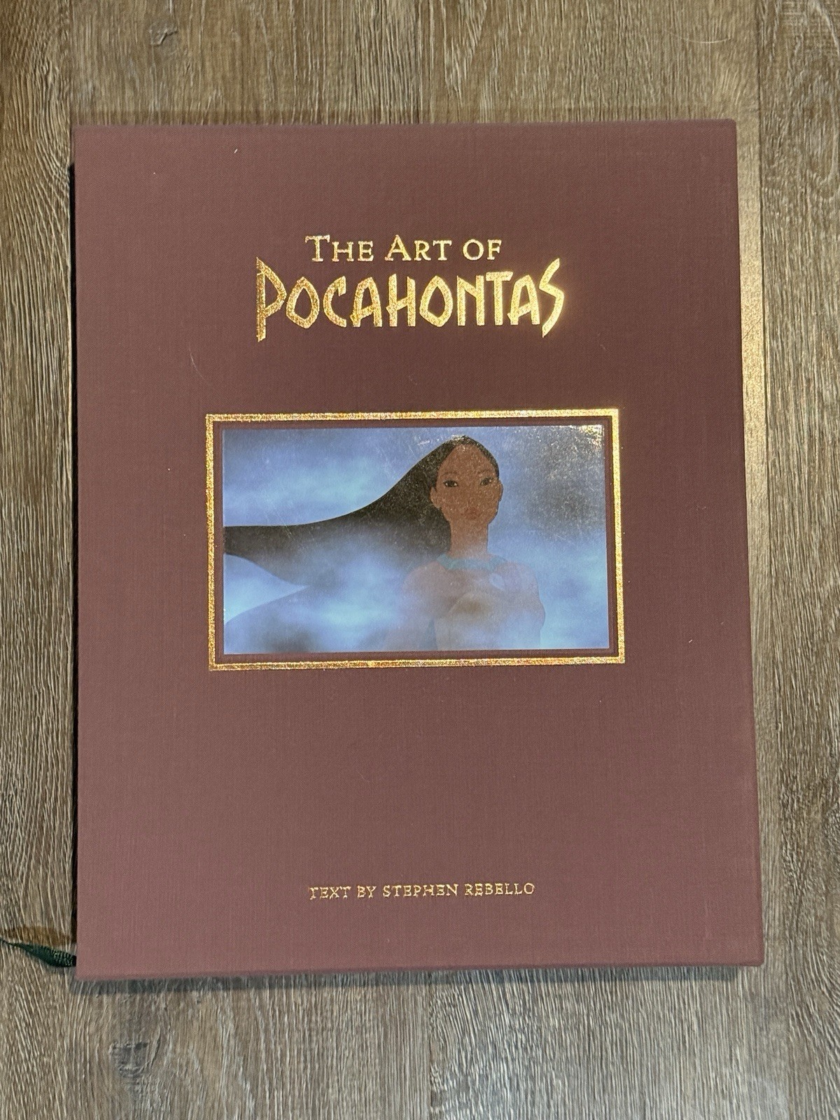 LIKE NEW 1995-THE ART OF POCAHONTAS 1st Edition-Stephen Rebello/5000+sericel