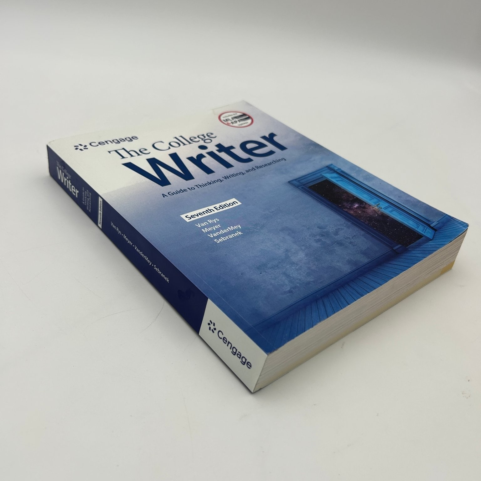 College Writer Van Rys Meyer 2018 7th Ed. Research Writing Guide Cengage