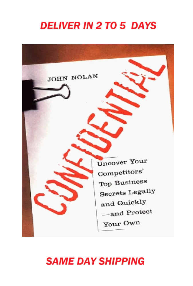 CONFIDENTIAL WRITTEN BY JOHN NOLAN ENGLISH PAPERBACK FREE SHIPPING (USA ITEM)