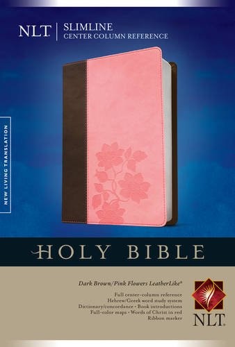 SLIMLINE CENTER COLUMN REFERENCE BIBLE NLT, TUTONE By Tyndale
