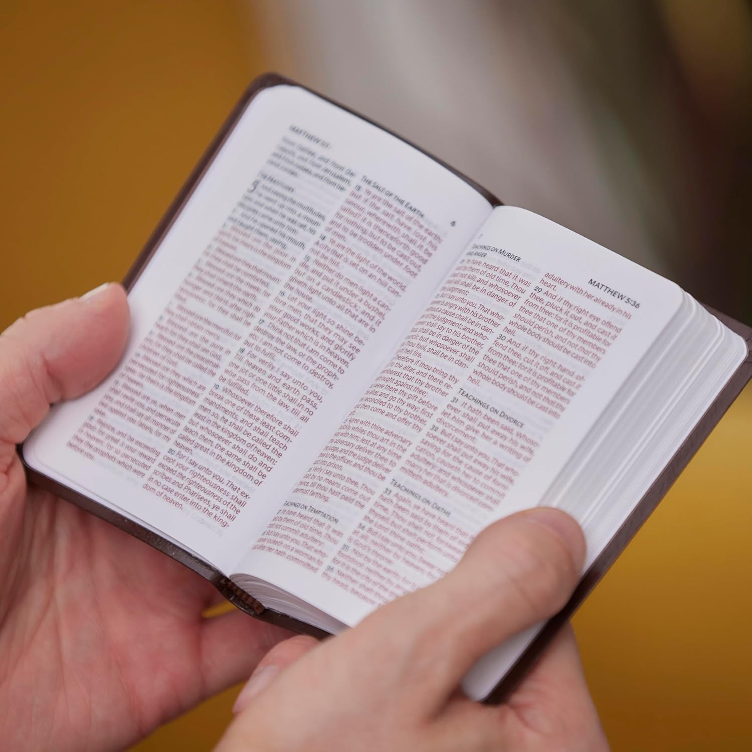 Holy Bible: Pocket New Testament with Psalms and Proverbs, Black, KJV