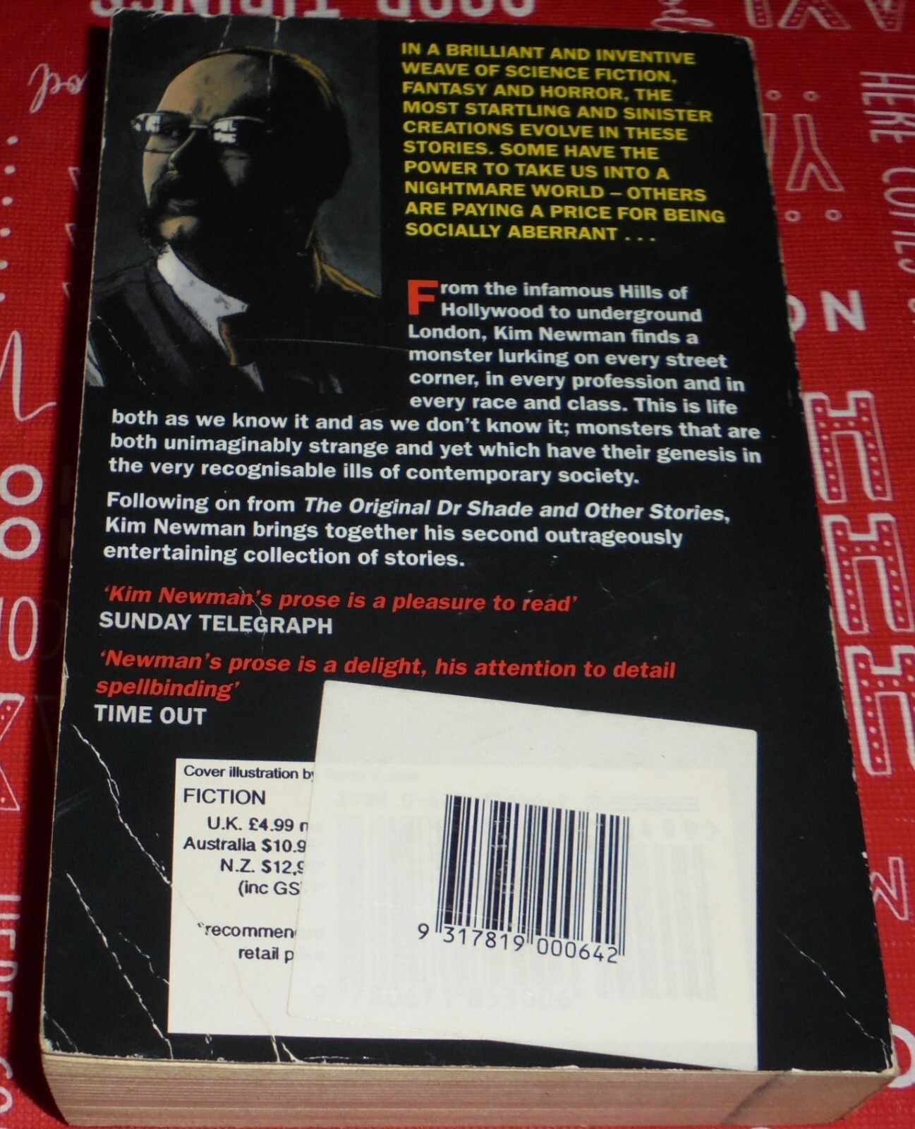 FAMOUS MONSTERS BOOK BY KIM NEWMAN (SHORT STORIES) 1995 448 PAGES