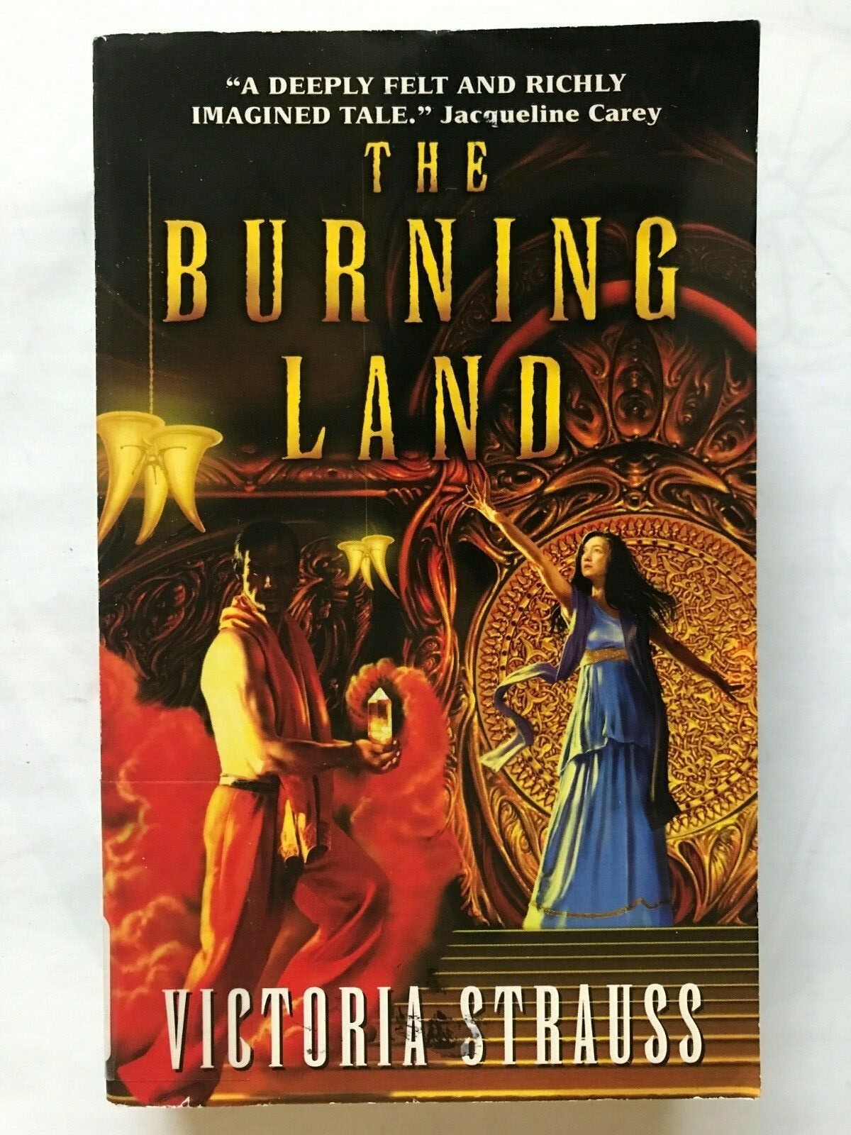 Burning Land, The (1st Edition) by Victoria Strauss Paperback, 560 Pages, Publis