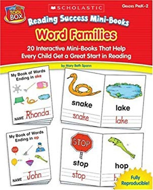 Word Families : 20 Interactive Mini-Books That Help Every Child G