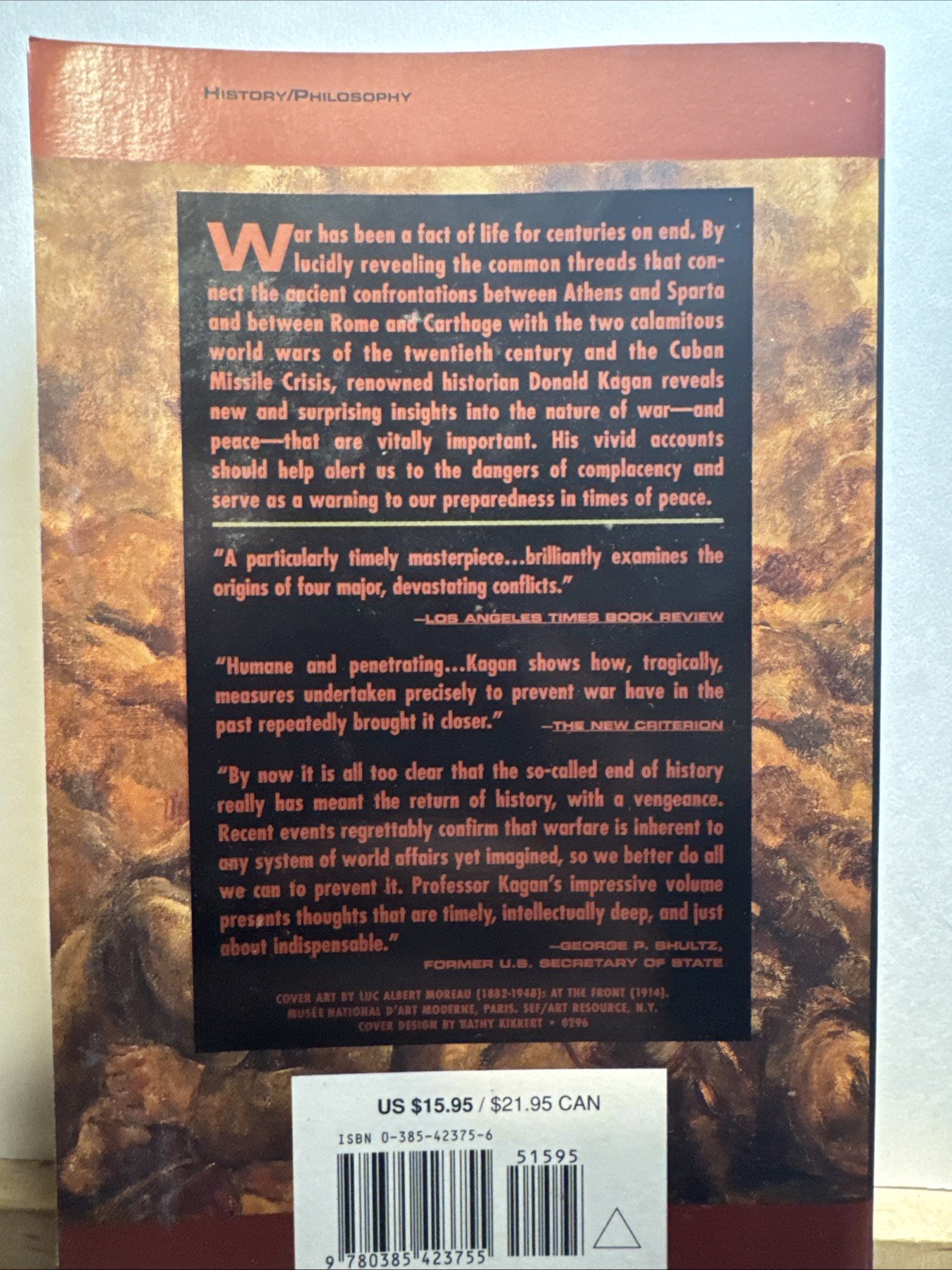 On the Origins of War : And the Preservation of Peace by Donald Kagan (1996,…