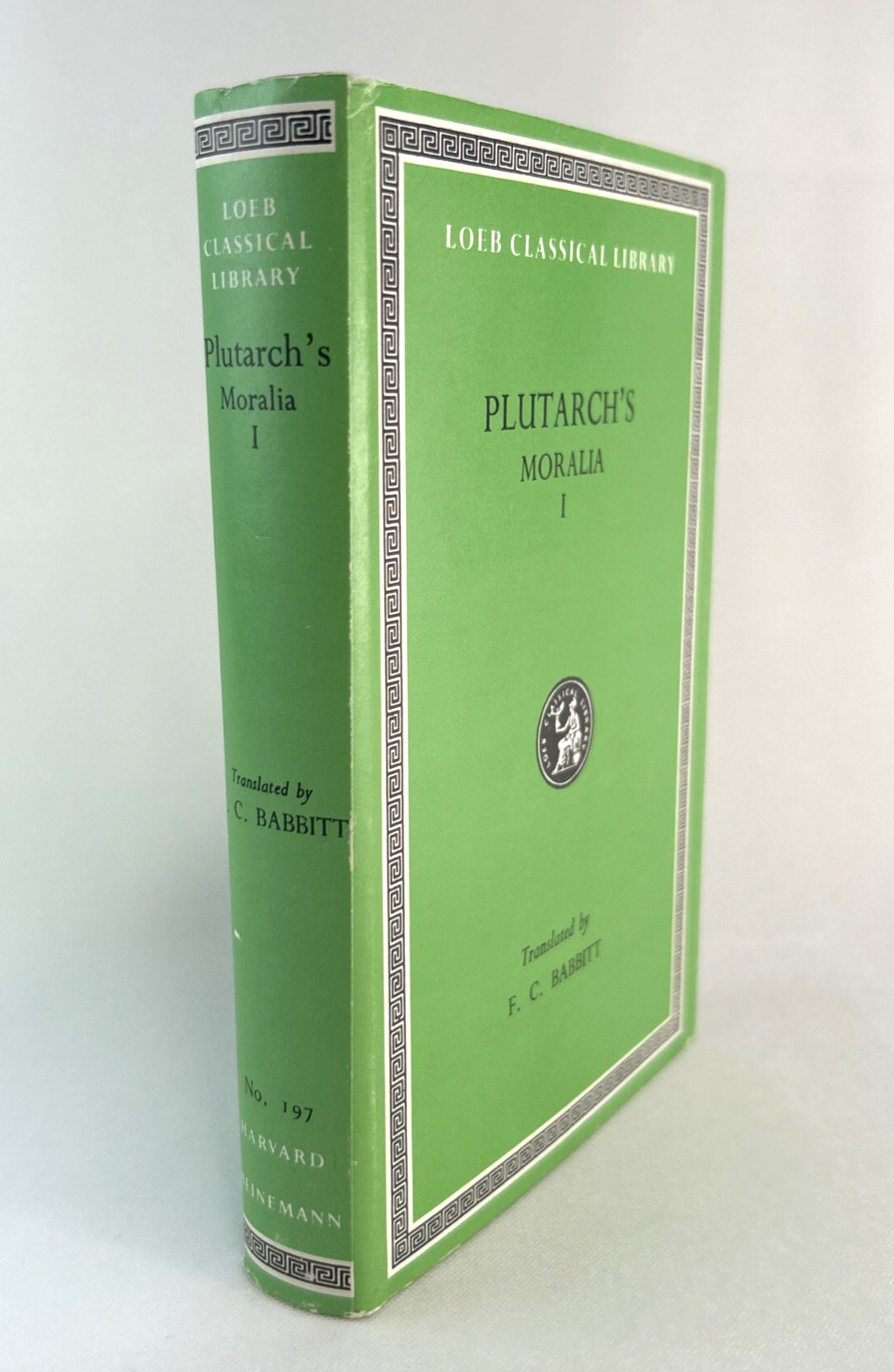 Plutarch Moralia Vol 1 Education of Children Loeb Classical Library Hardcover