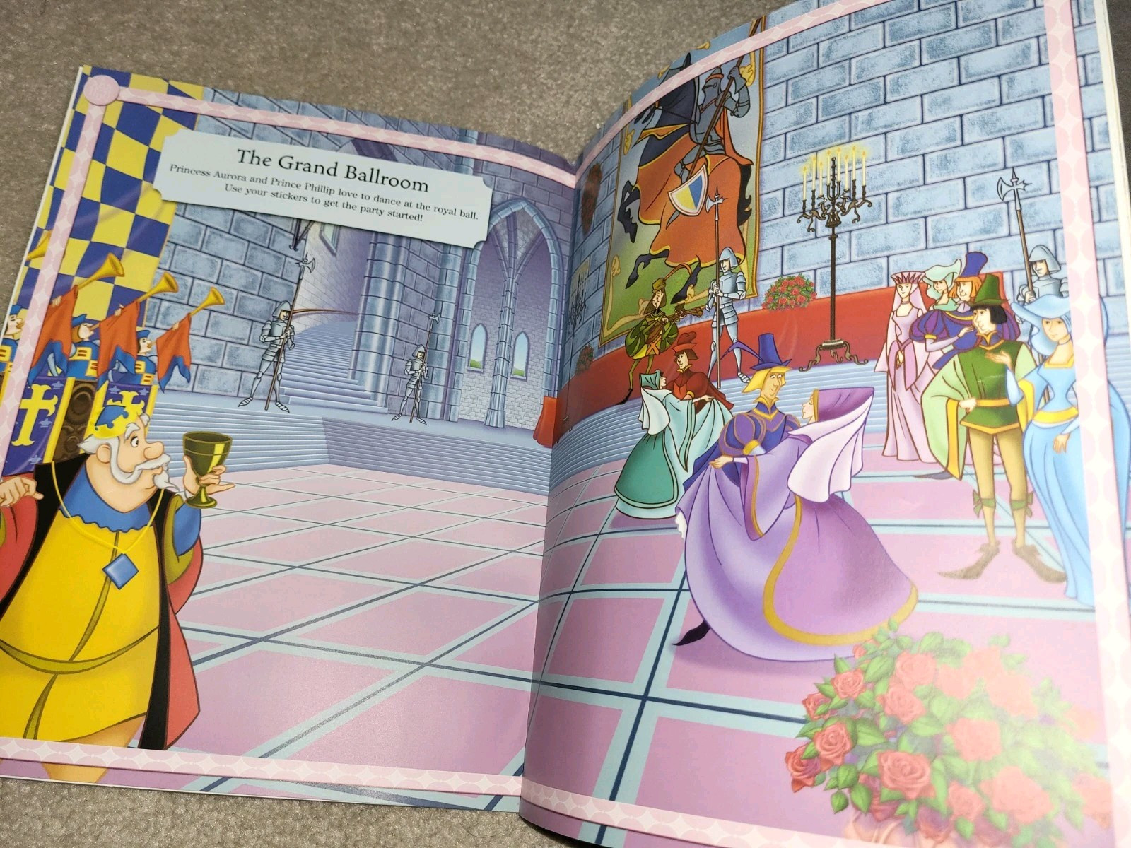 Disney Princess Dream Castle With Reussble Stickers 16 Pages