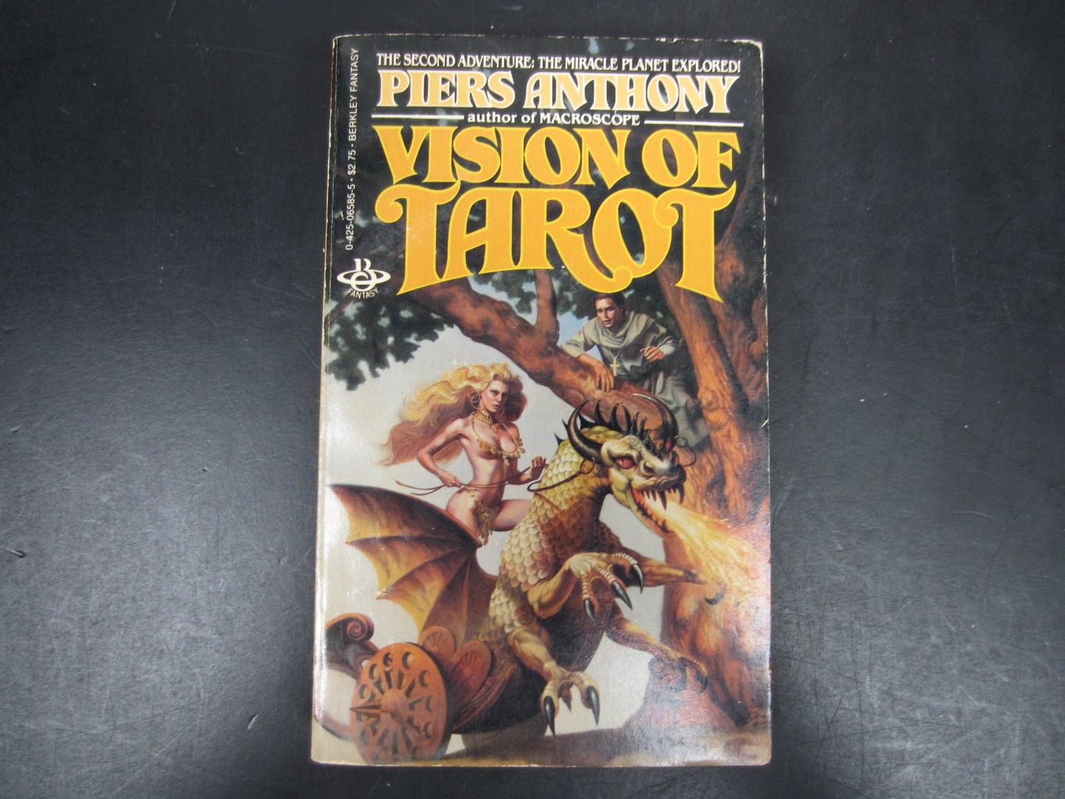 Vision of Tarot Piers Anthony 1983 Fantasy Sci-Fi Berkley Books GGA PB