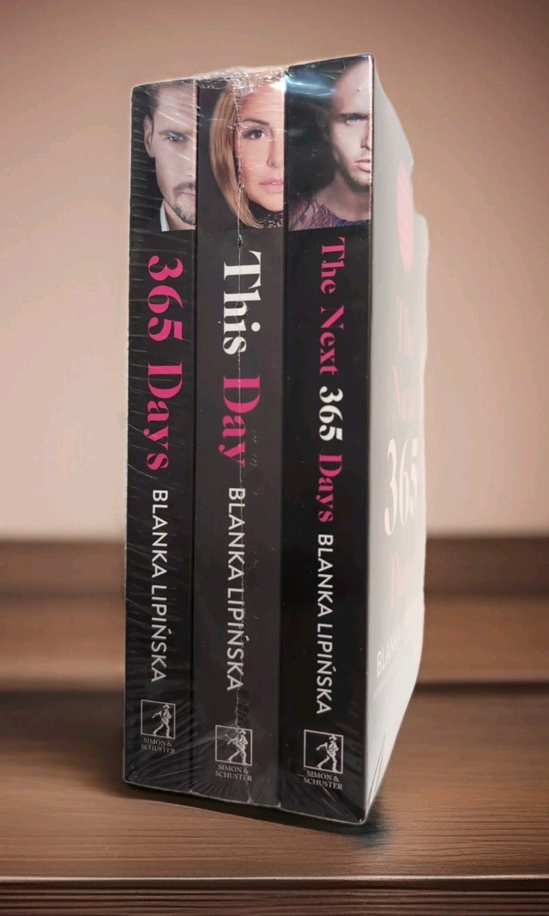 365 Days Trilogy 3 Book Set Blanka Lipinska Fiction Paperback Int’l Best Seller