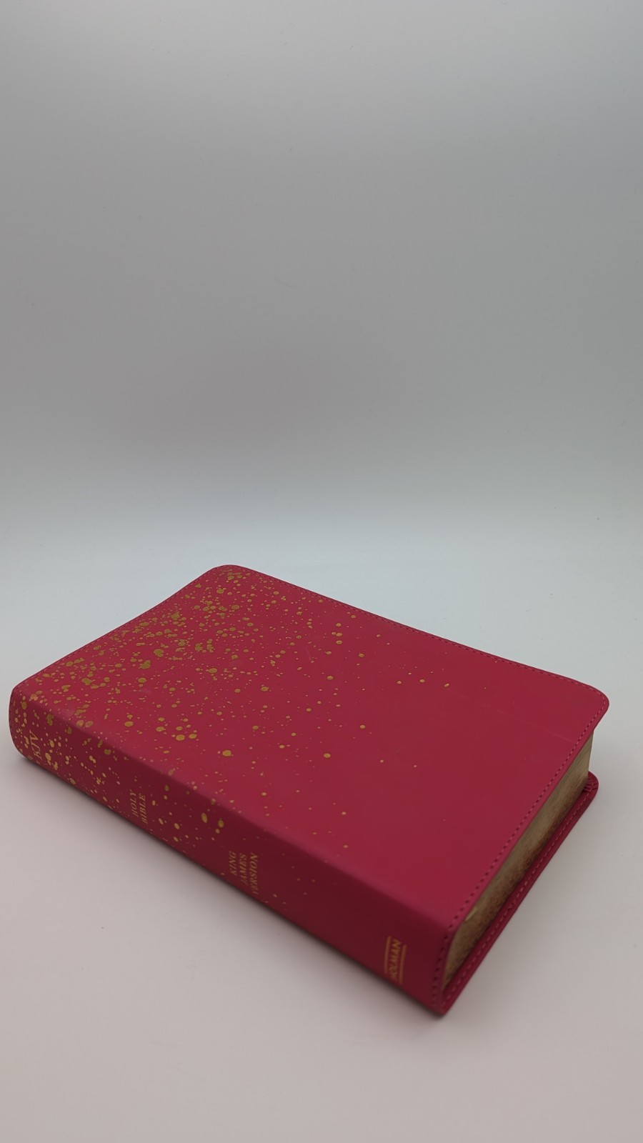 KJV Kids Bible, Pink LeatherTouch by Holman Bible Publishers (2023, Imitation…