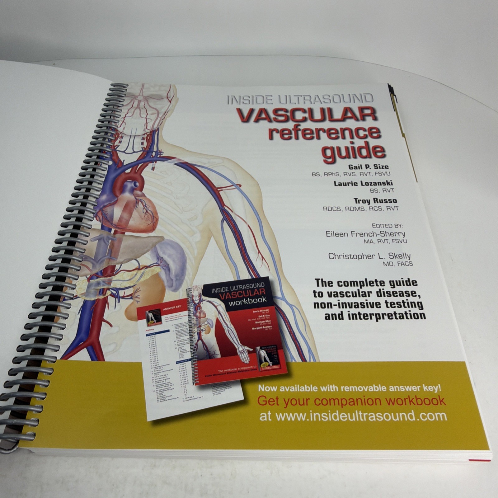 Inside Ultrasound: Vascular Reference Guide + Workbook 2020 Spiral