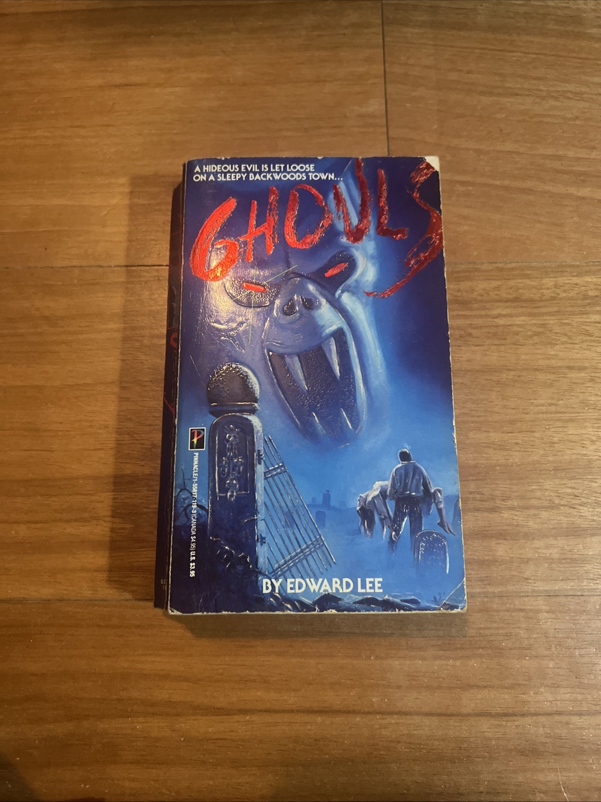 GHOULS Edward Lee (1988) Pinnacle Books FIRST PRINTING Vintage Horror RARE VG