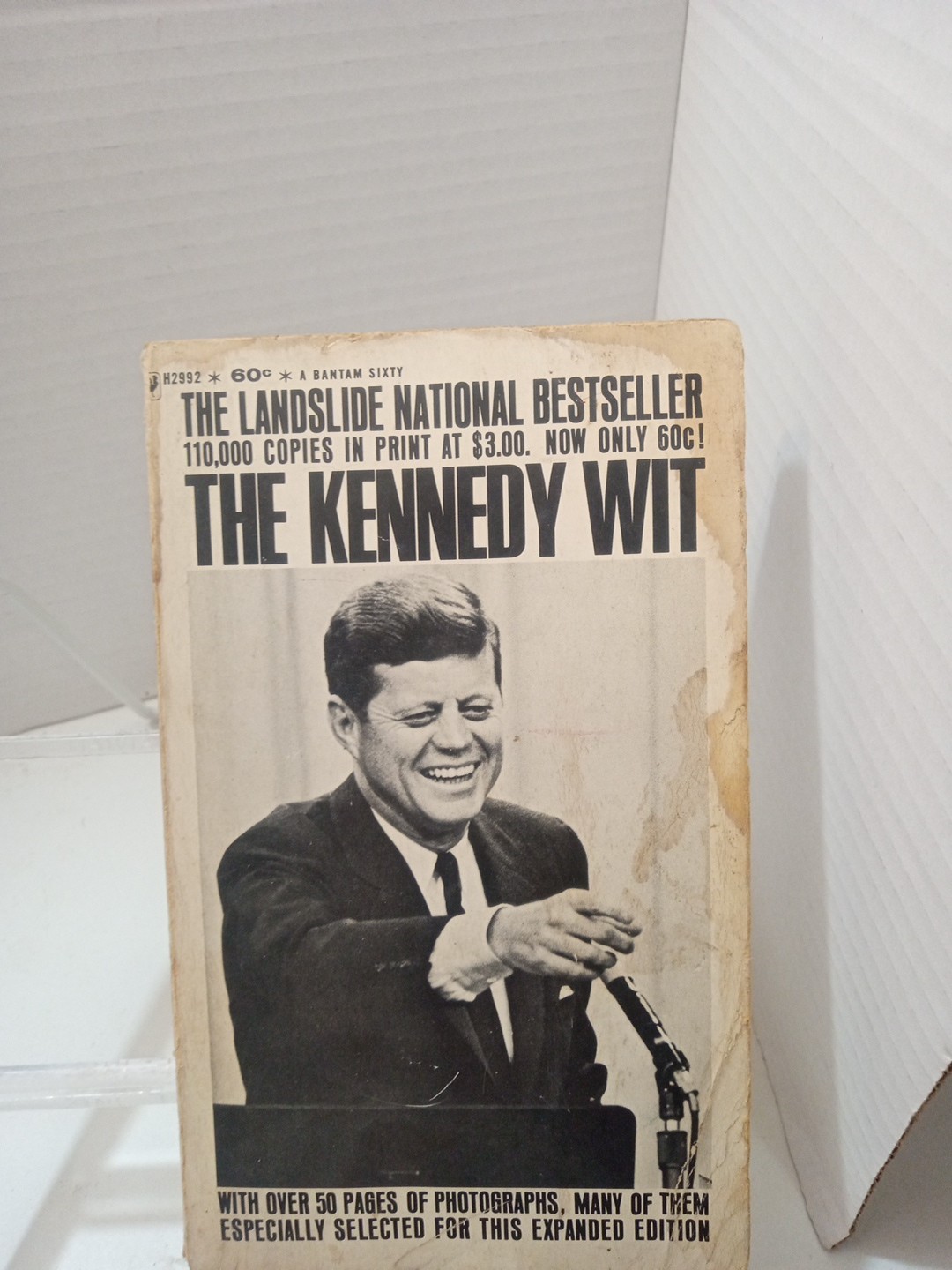 The Kennedy Wit Paperback Edited by Bill Adler 1965 Bantam Paperback