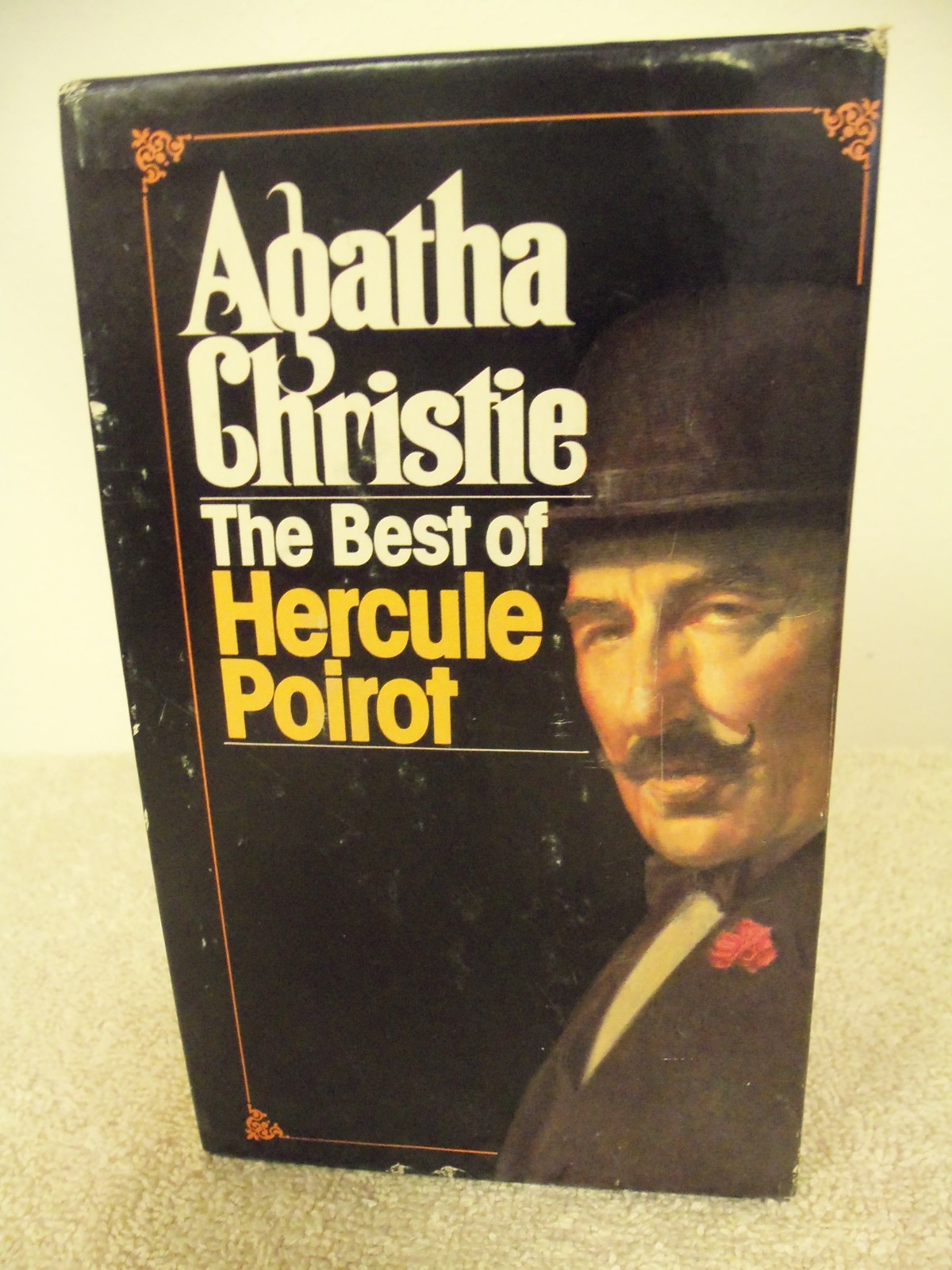 LOT OF 4 AGATHA CHRISTIE “THE BEST OF HERCULE POIROT” FOUR FAMOUS BEST SELLERS