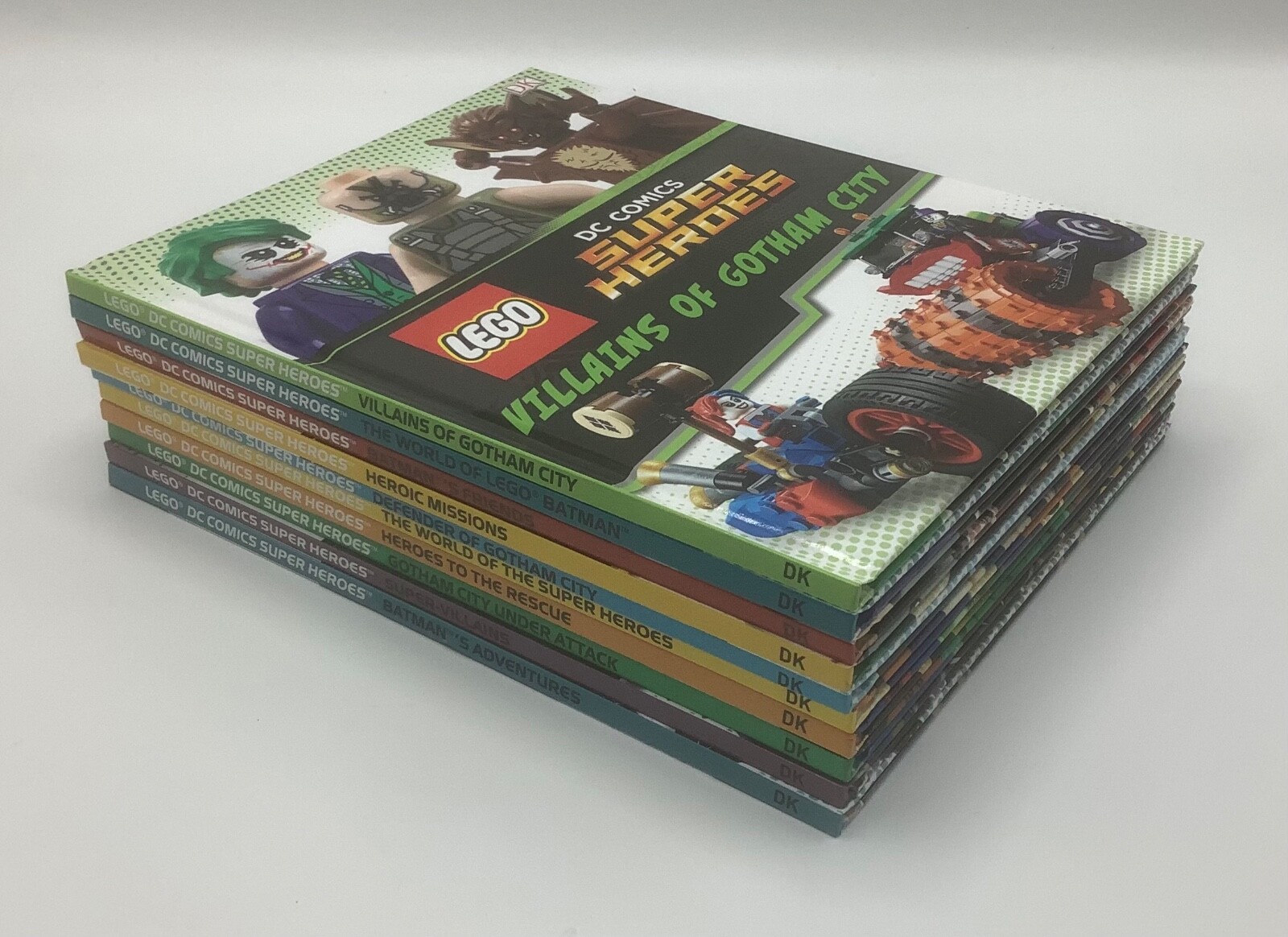 Lego / DC Comics-Super Heroes Collection-Set of 10 Hardback Books-2016-EXCELLENT