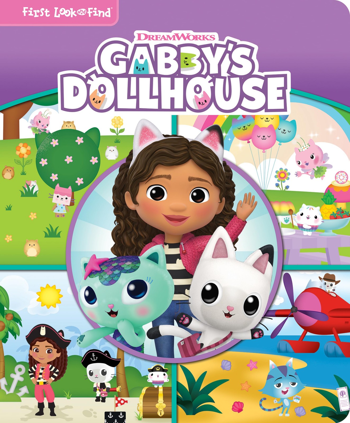 DreamWorks Gabby’s Dollhouse – First Look and Find Activity Book – PI Kids