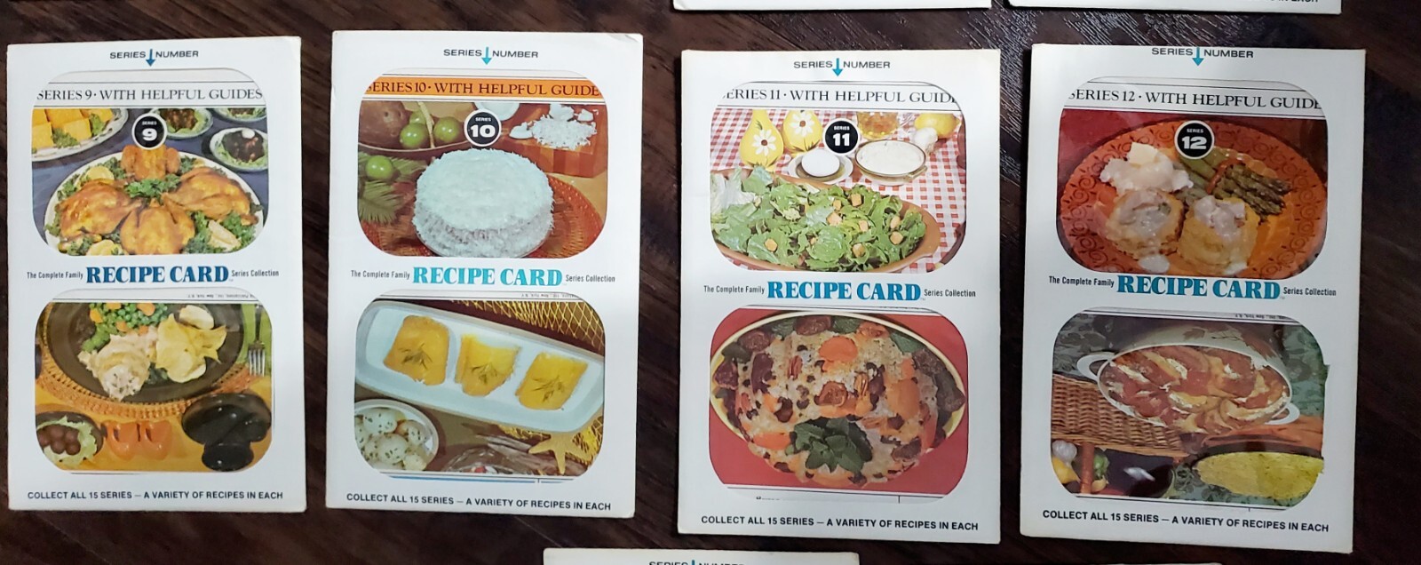 Vtg 1973 Curtin Publications Family 178 Recipe Card Collection 15 sets 1-15