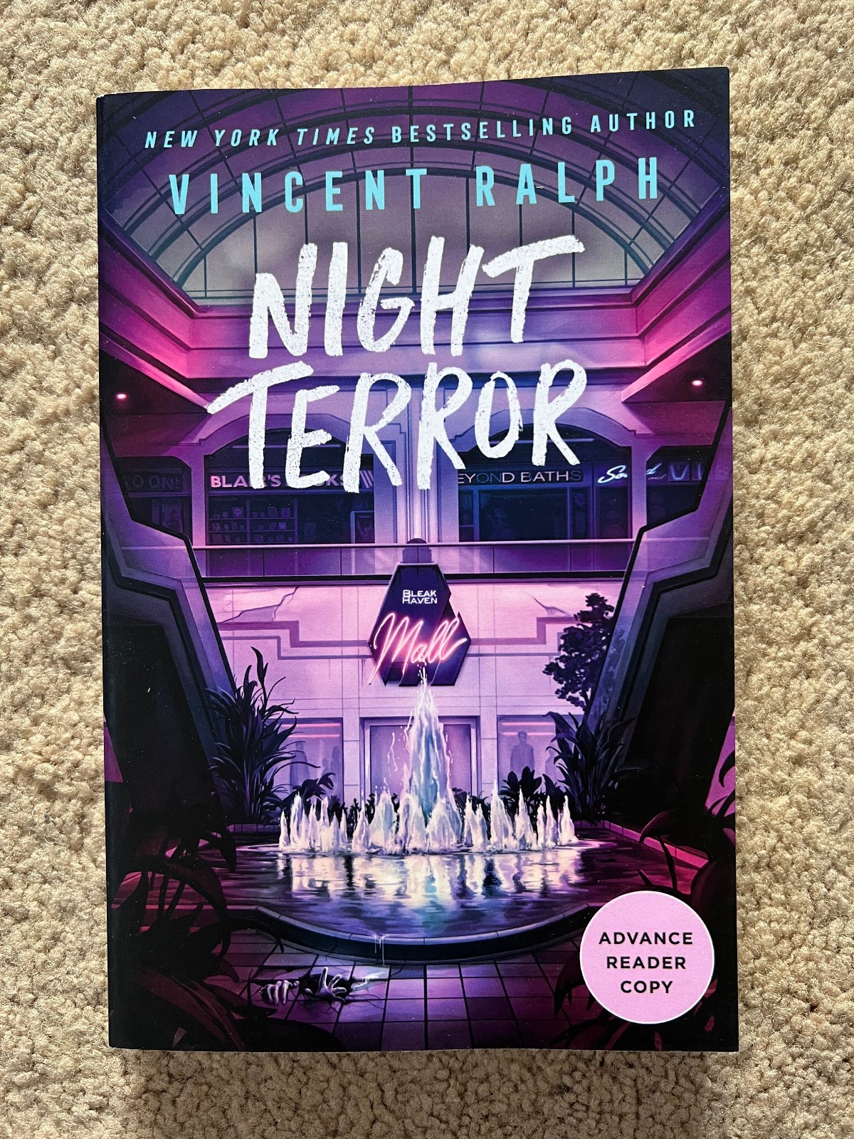 Night Terror by Vincent Ralph (1/20/26, Paperback, Uncorrected Proof ARC)