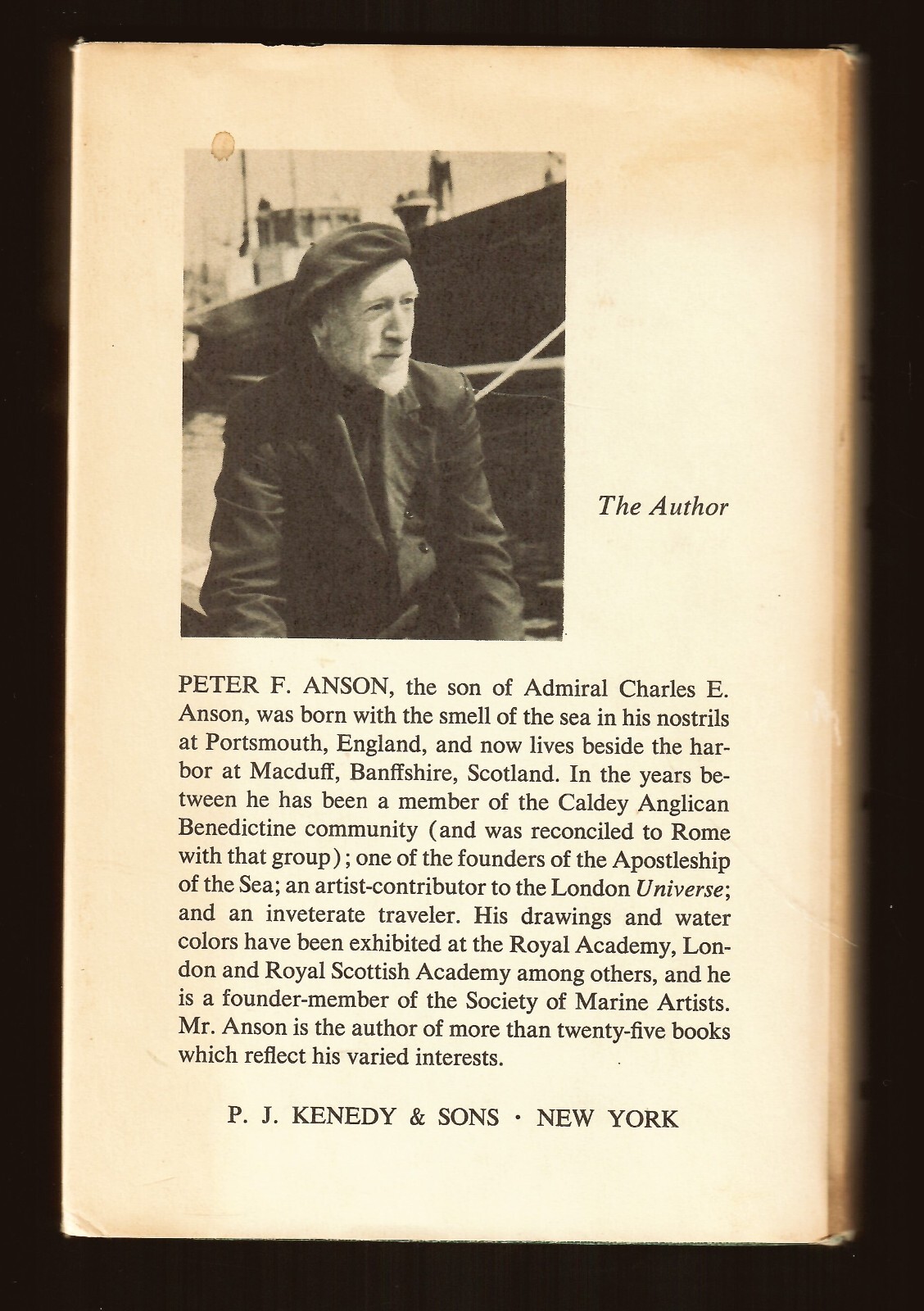 THE HERMIT OF CAT ISLAND Fra Jerome Hawes – Peter Anson (hc/dj) 1957 Priest Est