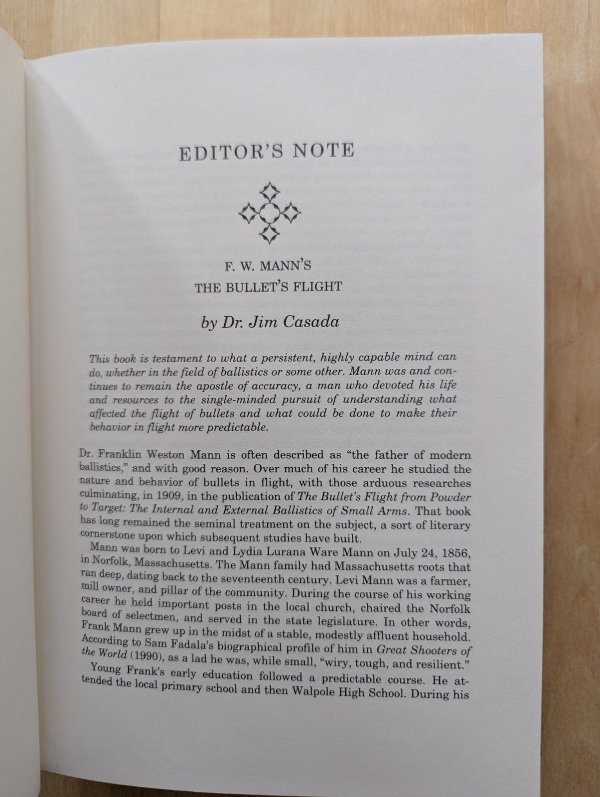 The Bullet’s Flight, The Firearms Classics Library, By: F. W. Mann