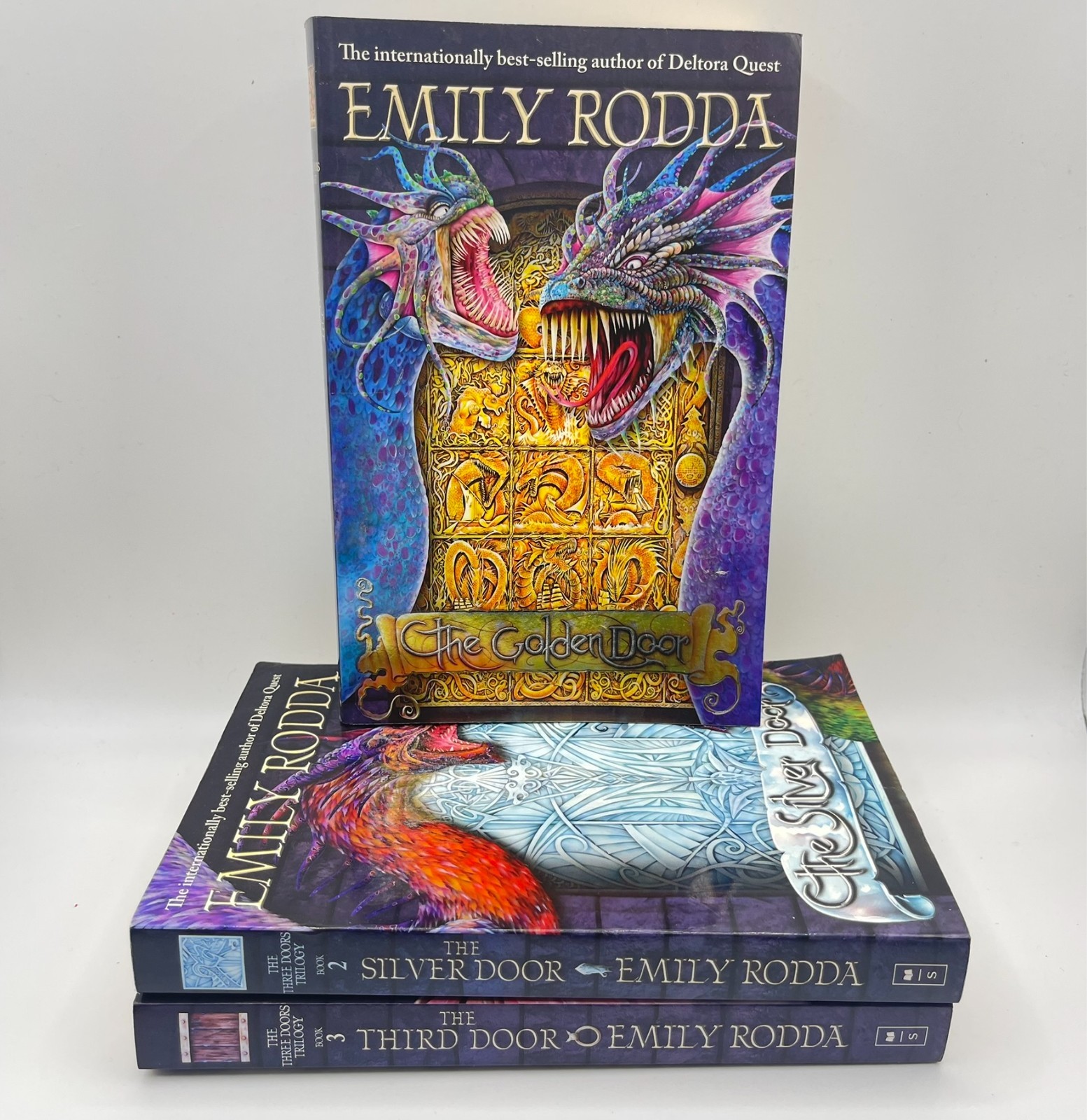 Three Doors Trilogy by Emily Rodda The Golden Door, The Silver Door, Third Door